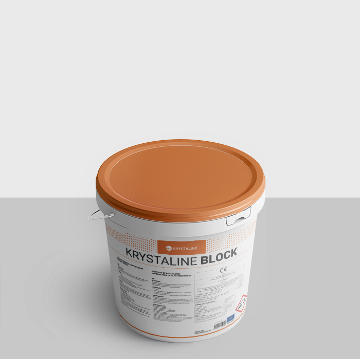 Krystaline Block - Mortero para impermeabilizar el hormigón