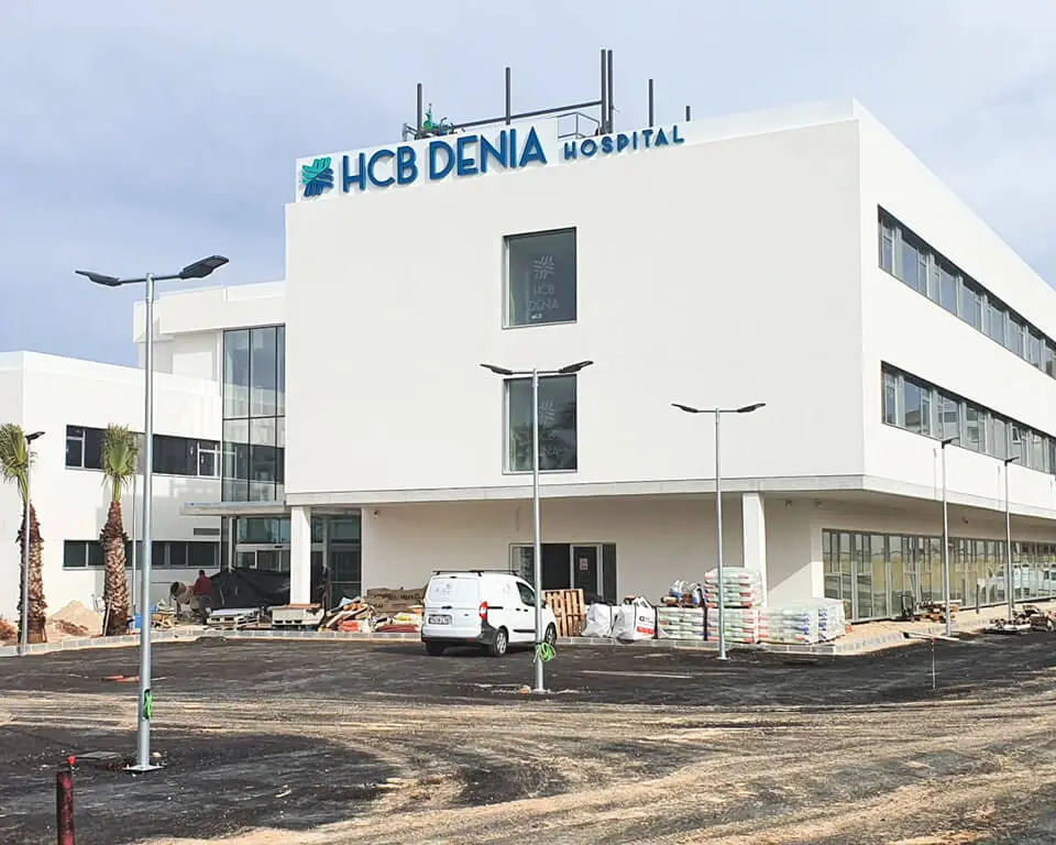 Hospital HCB Denia impermeabilizado por Krystaline